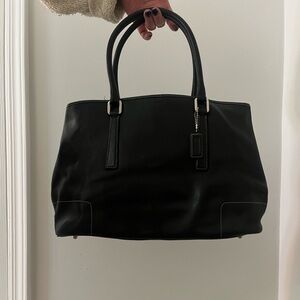 Coach Black Leather Handbag